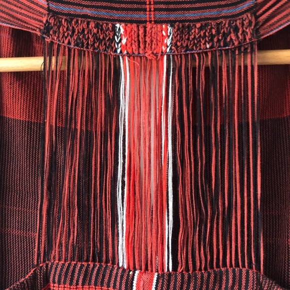 NEW Irene Peukes PLA Handwoven Guata Va Vest D2 V-Neck Open Weave Back Dress XS - Picture 8 of 13